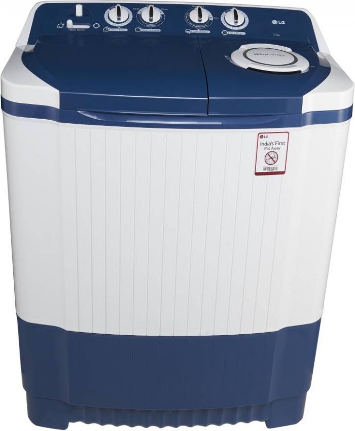 LG 7.0 kg Semi Automatic Top Load Washing Machine White, Blue
